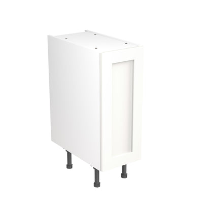 Shaker UltraMatt White Base Kitchen Cabinets with UNICLIC Technology, Flat packed