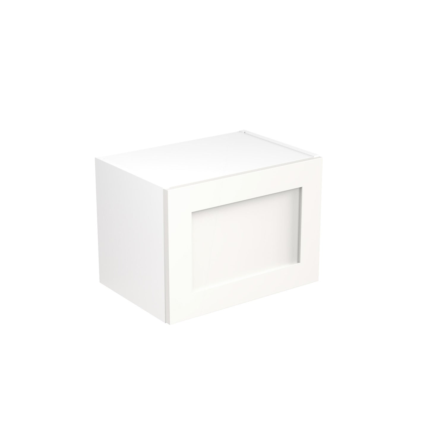 Shaker UltraMatt White Wall Kitchen Cabinets with UNICLIC Technology, Flat packed