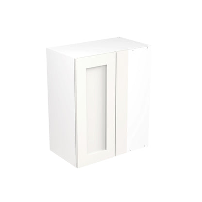 Shaker UltraMatt White Wall Kitchen Cabinets with UNICLIC Technology, Flat packed