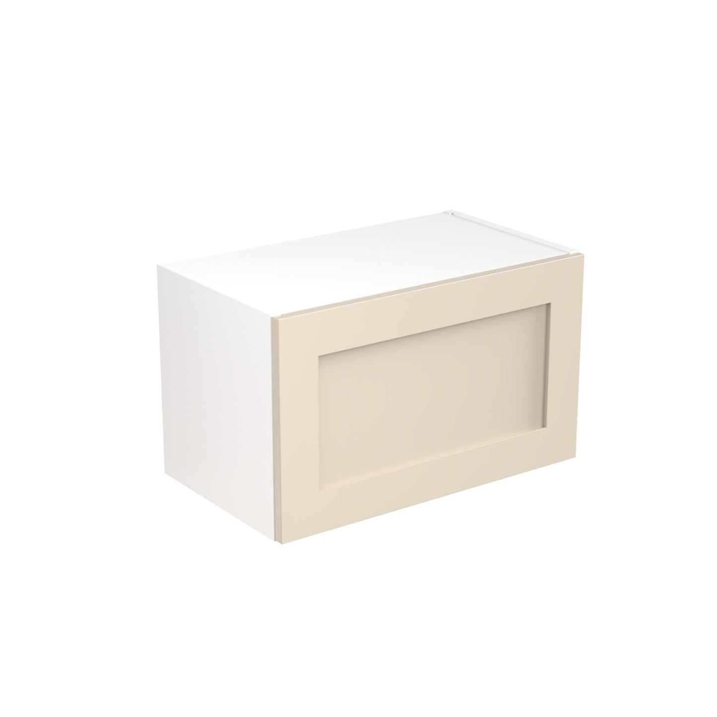 Shaker UltraMatt Cashmere Wall Kitchen Cabinets with UNICLIC Technology, Flat packed