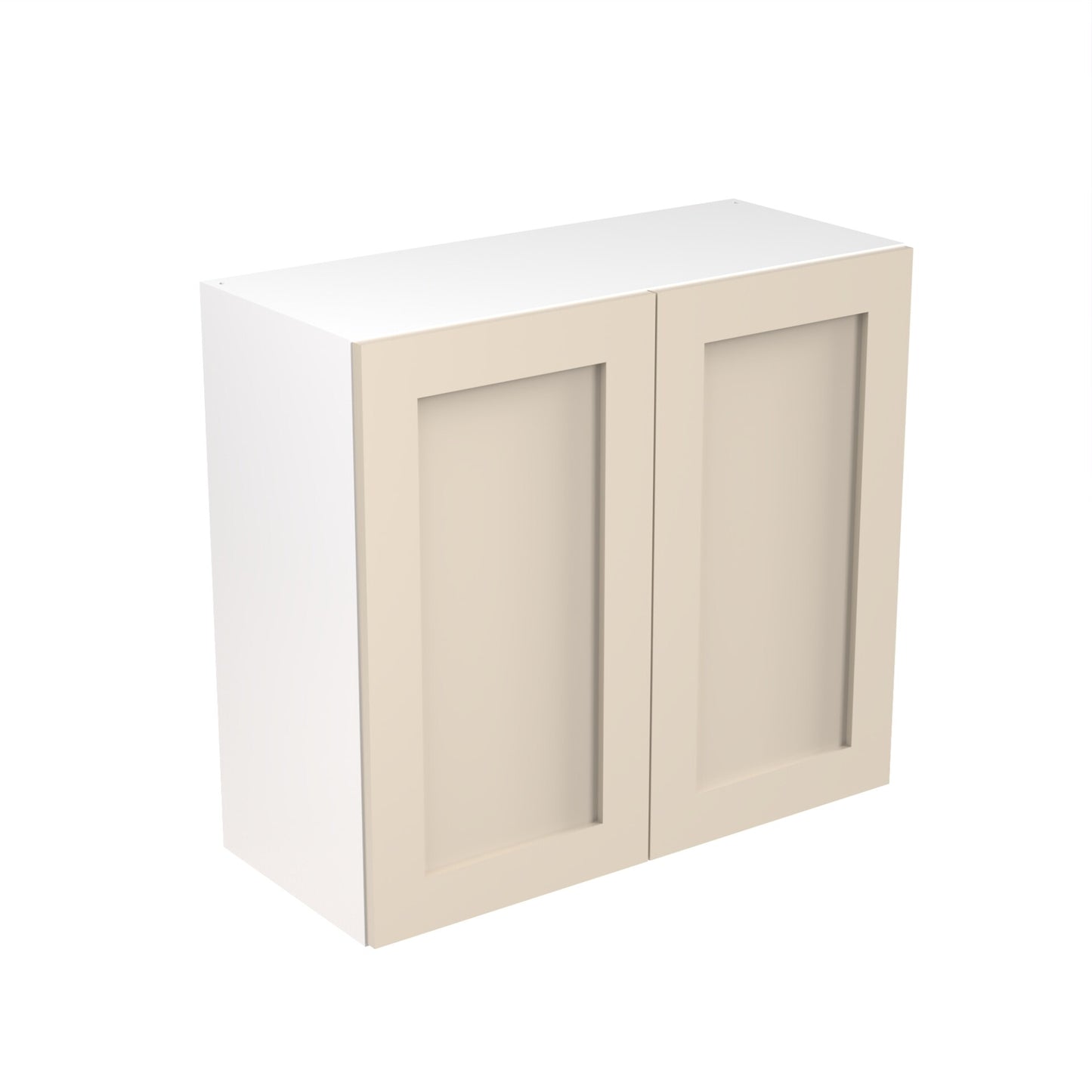 Shaker UltraMatt Cashmere Wall Kitchen Cabinets with UNICLIC Technology, Flat packed