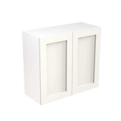 Shaker UltraMatt White Wall Kitchen Cabinets with UNICLIC Technology, Flat packed