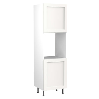 Shaker UltraMatt White Base Kitchen Cabinets with UNICLIC Technology, Flat packed