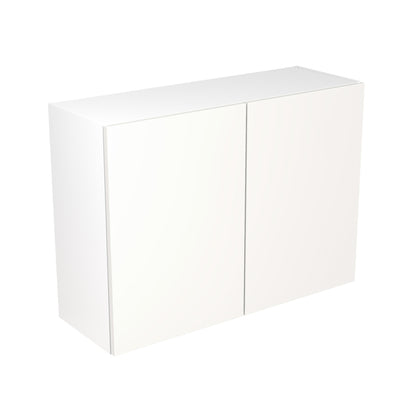 Slab Super Gloss White Wall Kitchen Cabinets with UNICLIC Technology, Flat packed