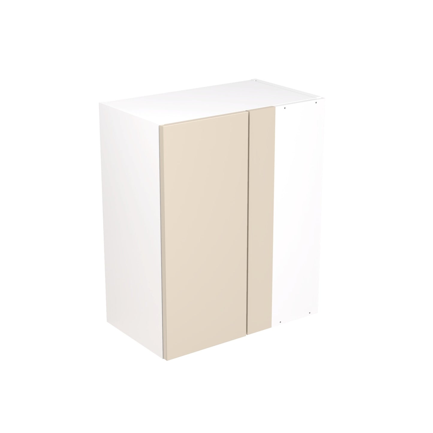 Slab SuperMatt Cashmere Wall Kitchen Cabinets with UNICLIC Technology, Flat packed