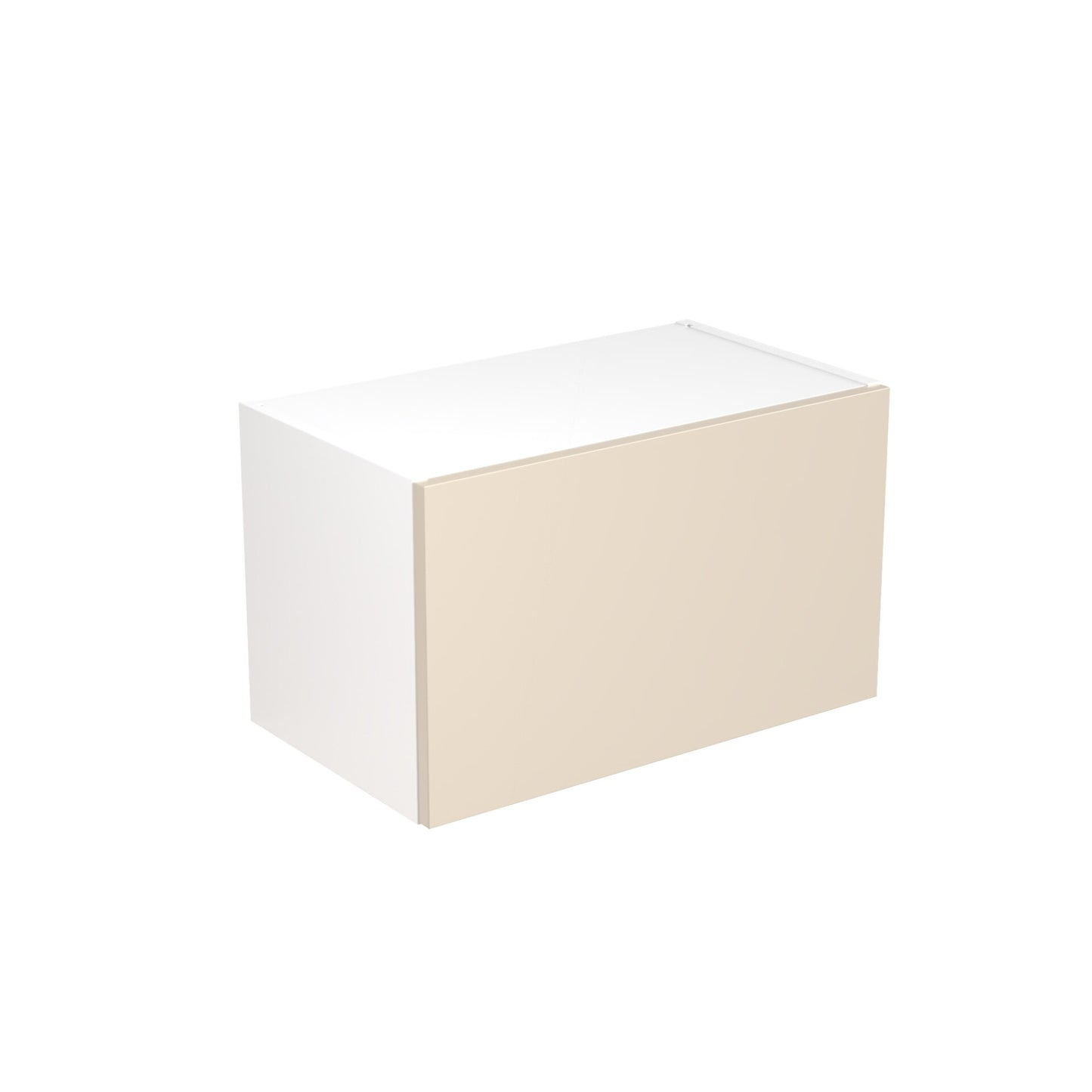 Slab SuperMatt Cashmere Wall Kitchen Cabinets with UNICLIC Technology, Flat packed