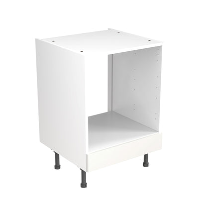 Shaker UltraMatt White Base Kitchen Cabinets with UNICLIC Technology, Flat packed