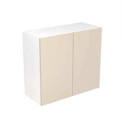 Slab SuperMatt Cashmere Wall Kitchen Cabinets with UNICLIC Technology, Flat packed