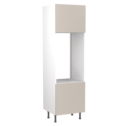 Slab Super Gloss Light Grey Base Kitchen Cabinets with UNICLIC Technology, Flat packed