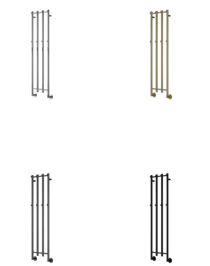 VRB Solara 1500 x 400mm Electric Heated Towel Rail/Radiator (12 Bars)