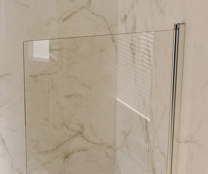 VRB Matera Shower Bath 1500/1600/1700x750mm Bath Panels White/Light Grey/Dark Grey