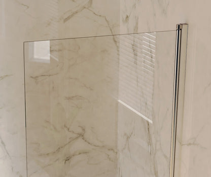 VRB Matera Shower Bath 1500/1600/1700x750mm Bath Panels White/Light Grey/Dark Grey