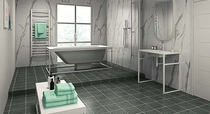 Perform Panel Elegance, STATUARIO MARBLE 600/900/1200x2400mm Plywood Shower Panels