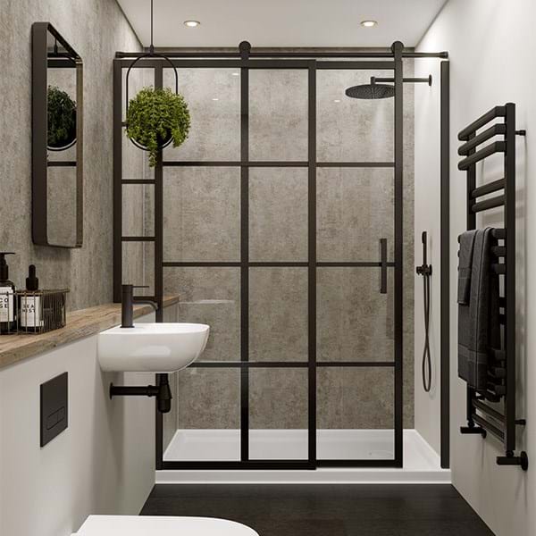 Multipanel Linda Barker Stone Elements Shower Panels 8831