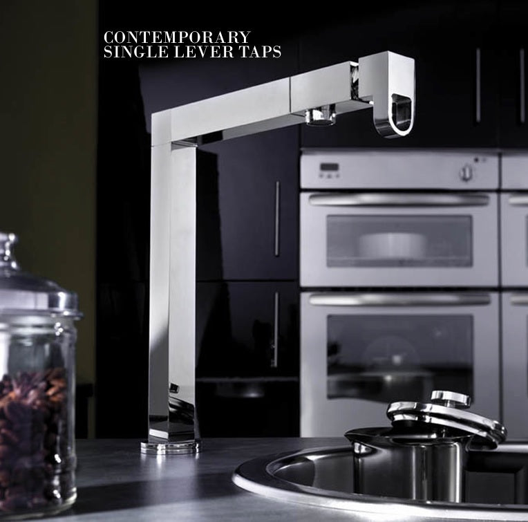 Tank Luxury Single Lever Kitchen Mixer Tap, Designed and Made in Italy