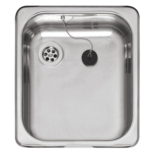Reginox R183530SPHNOF  Single bowl inset SS kitchen sink 350x398mm , No Overflow