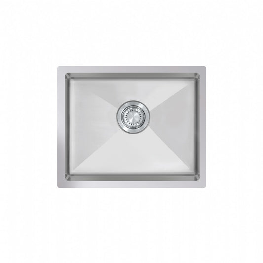 UKinox TNL 500 Polished  1 Bowl Handmade SS Undermount/Inset kitchen sink