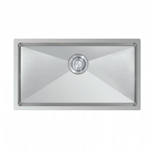 UKinox TNL 745 Polished 1 Bowl Handmade SS Undermount/Inset kitchen sink