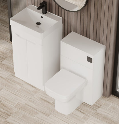 100% WaterProof VRB Evo PVC White/Light Grey/Dark Grey 500mm Toilet/WC Box Unit