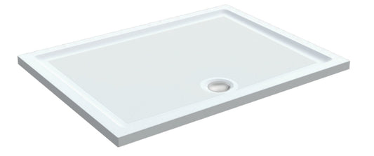 VRB Anti Slip Shower Trays, Rectangular Long End Waste, Various Sizes