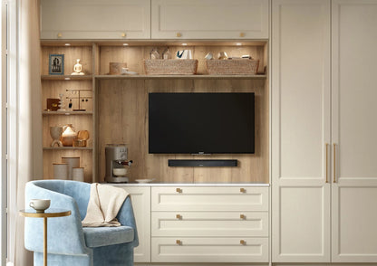 Pembridge TAUPE GREY  Bedroom Wardrobe doors and accessories