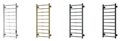 VRB Velino 1200 x 500mm Electric Heated Towel Rail/Radiator (10 Bars)