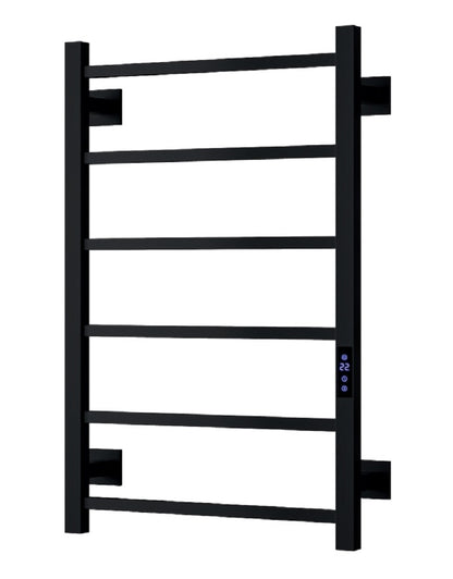 VRB Velino 800 x 500mm Electric Heated Towel Rail/Radiator (6 Bars)