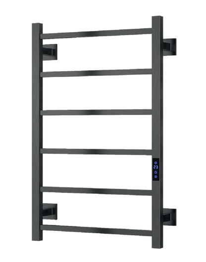 VRB Velino 800 x 500mm Electric Heated Towel Rail/Radiator (6 Bars)