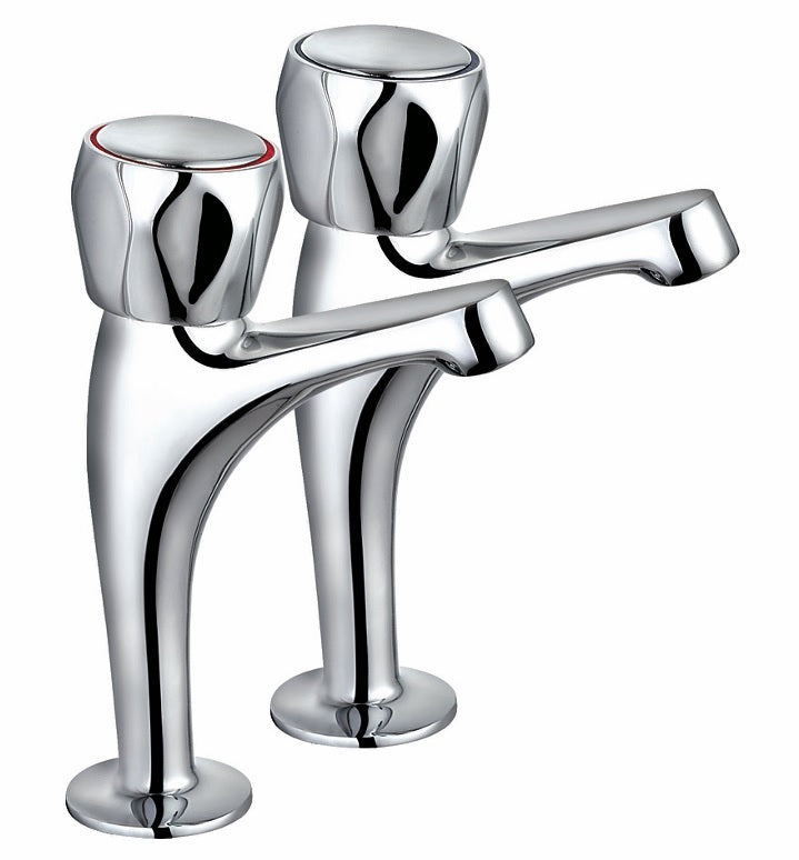 Venezia High Neck Sink Pillar Taps