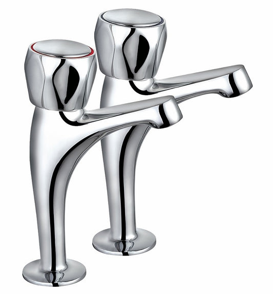 Venezia High Neck Sink Pillar Taps