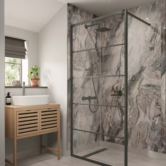 Multipanel Classic Collection Cappuccino Stone Shower Panels 7256