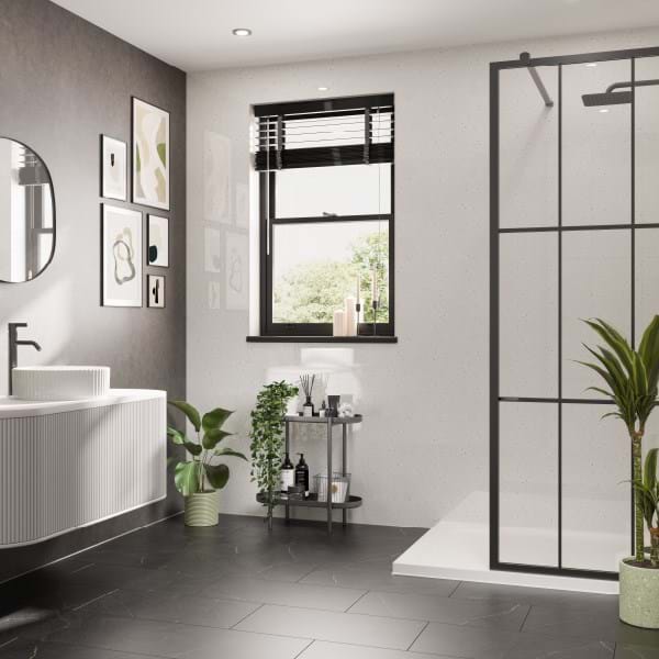 Multipanel Classic Collection White Snow Shower Panels 9923