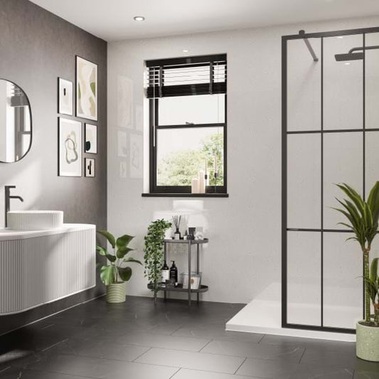 Multipanel Classic Collection White Snow Shower Panels 9923