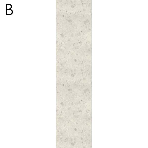 Multipanel  XL Offset Tile Collection White Terrazzo Shower Panels 598x2400 MT0020A