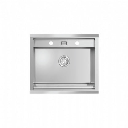 UKinox WSD 580 Handmade 1 bowl Stainless Steel kitchen sink 580x500mm Inc Accessories
