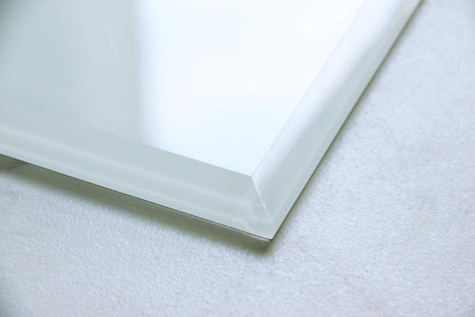 Super White Beveled Glass Subway Tile 100 x 200mm (MT0189)