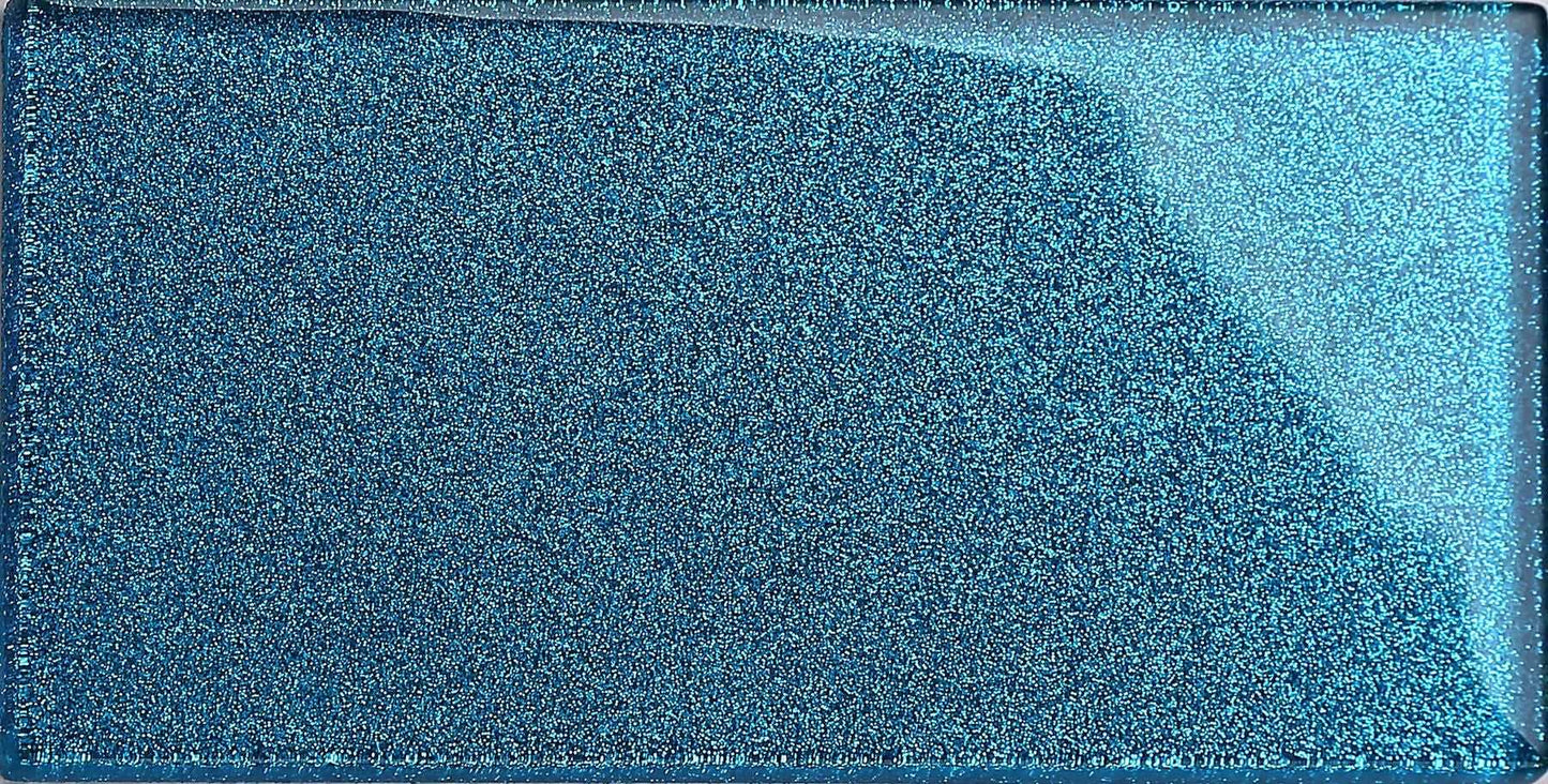 Blue Glitter Subway Tile 75mm x 150mm (MT0110)