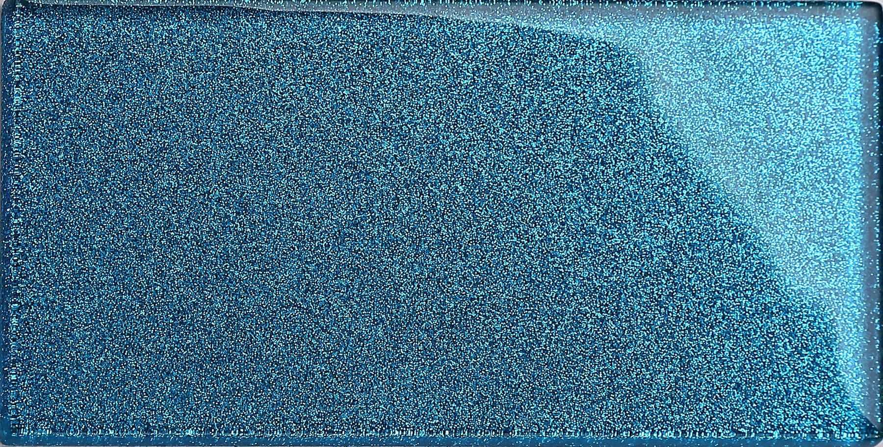 Blue Glitter Subway Tile 75mm x 150mm (MT0110)