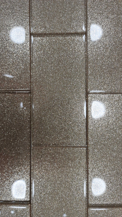 Rose Gold Glitter Subway Tile 75mm x 150mm  (MT0200)