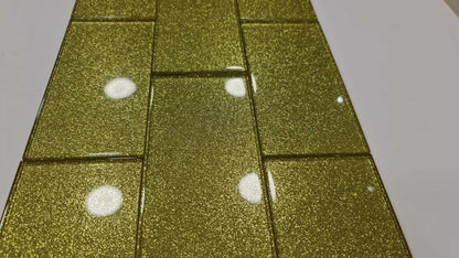 Gold Glitter Subway Tile 75mm x 150mm (MT0201)