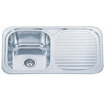 Stainless Steel Single Bowl Reversible  Kitchen Sink & Drainer & Accesories B04