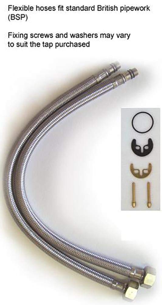 Traditional Victorian Bath & Shower Mixer and Basin Mixer Tap Set (Viscount 41)