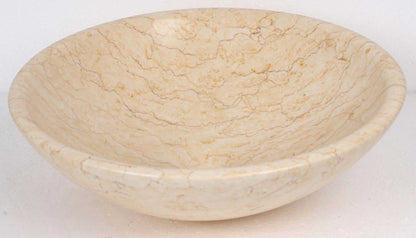 Round Sunny Yellow Stone Counter Top Basin in 3 Sizes (B0043, B0050, B0051)